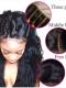 Natural Hairline Silky Texture 13*4 Three-Way-Parting Lace Closure Wig With Wand Curls-LW139