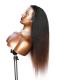 ALINA-OMBRE KINKY STRAIGHT-LACE FRONTAL WIG