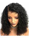 14 inches 180% density indian remy human hair curly bob-WE007