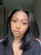 Straight Bob Natural Color Lace Frontal Wig-LW158
