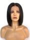 Easy affordable one length human hair wig