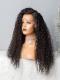 Invisible HD skin melt swiss lace curly human hair full lace wig