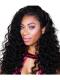 Indian virgin 6 inches deep parting preplucked deep wavy lace front human hair wave wig -LFW014