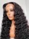 New 5×5 Invisible HD Lace Water Wave Human Hair Closure Wig-SWC011