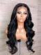 Invisible HD skin melt swiss lace 6 inches deep parting wavy human hair lace front wig-SWL112