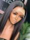 No Bleaching Need- More Natural 5*5 Lace Closure Human Hair  Invisi-Scalp Long Straight Wig