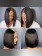 QUICK & EASY U PART BOB HUMAN HAIR WIG-UP004