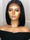 Easy affordable 12 inch middle part human hair wig