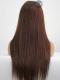 Human Hair Full Lace Wig Curly Ash Brown