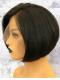 10 Inches 180% density indian remy 360 lace frontal wig bob-WE008