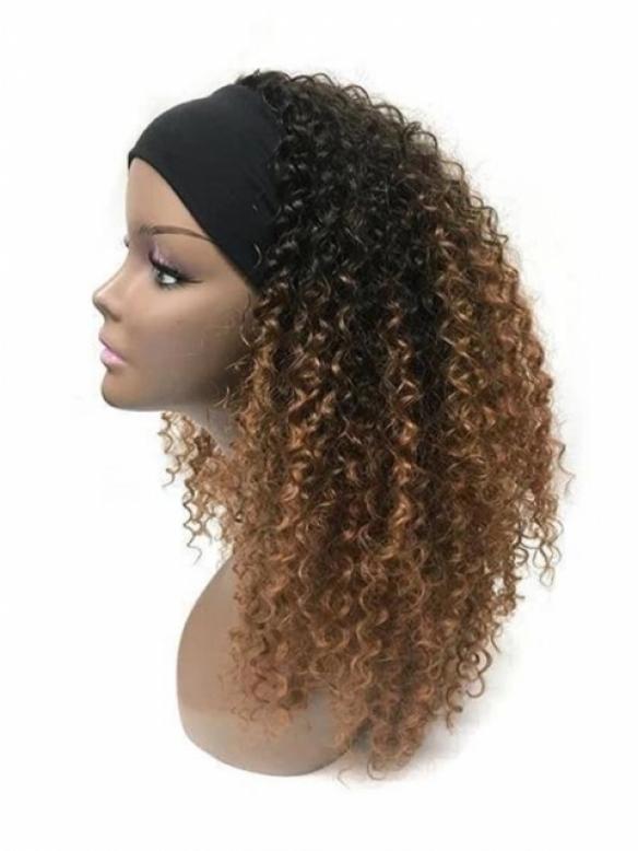 New Protective Style For Black Natural Hair-Quick 150% density Fix Elegant Color Headband Wig For Last Minute Problems-HW008