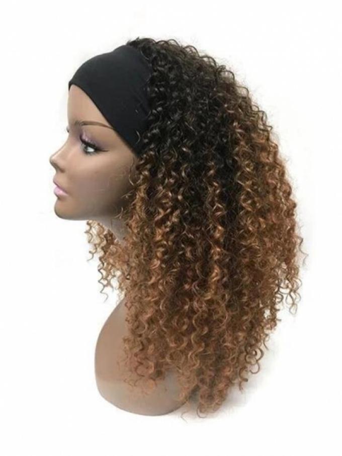 New Protective Style For Black Natural Hair-Quick 150% density Fix Elegant Color Headband Wig For Last Minute Problems-HW008