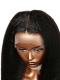 SOFIA-NATURAL BLACK KINKY STRAIGHT-LACE FRONTAL WIG