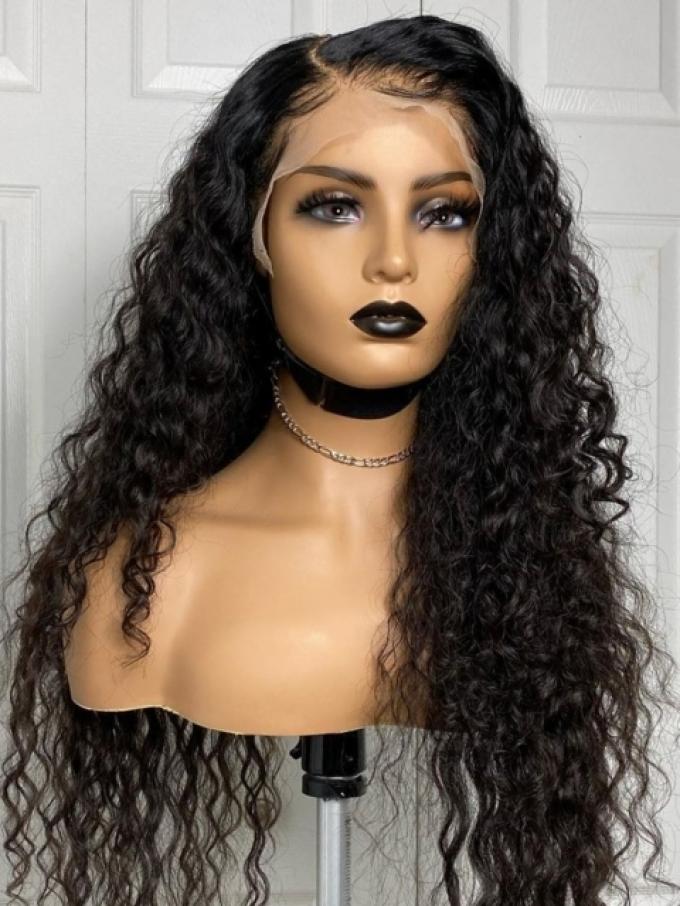 New Deep Wavy Natural Hairline Full Lace Wig-FWL001