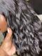 New Deep Wave Natural Black 5x5 HD Swiss Lace Closure Wig-SWC014