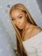 Hairstylist Collection-Long Island Iced Tea-New gorgeous 13*5 T-part lace frontal straight hightlight golden wig-CCW001-2