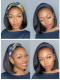 New Protective Style For Black Natural Hair-150% density Quick Fix Elegant Headband Bob Wig For Last Minute Problems-HW011