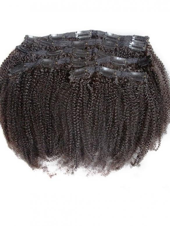 AFRO CURLY CLIP INS FOR  4B- 4C Natural Hair-CH003