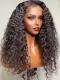 New&Upgraded 5×5 Invisible Real HD Lace Closure Gorgeous Long Curly Human Hair Wig-SWC060