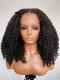 New&Upgraded 5×5 Invisible Real HD Lace Closure Human Hair Curly Wig-SWC056