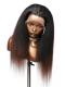 ALINA-OMBRE KINKY STRAIGHT-LACE FRONTAL WIG