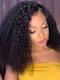 NATURAL CURLY BRAZILIAN VIRGIN HAIR 360 INVISIBLE HD LACE FRONTAL WIG-SWE007