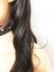 Preplucked Indian virgin 360 lace frontal human hair light yaki wig with wand curls -WE078