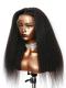 NORAH-NATURAL BLACK KINKY STRAIGHT-LAVE FRONTAL WIG