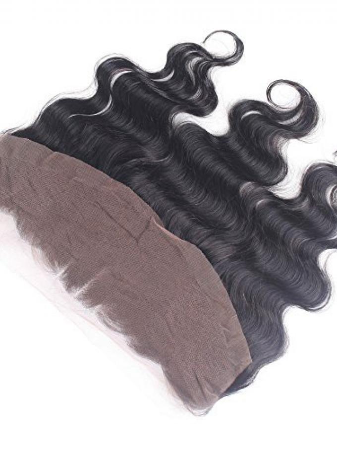 13*4 indian remy human hair body wave lace frontal-FW134