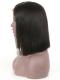 Indian remy human hair lace front sleek bob - LFB008