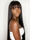 CUSTOMER APPRECIATION PRICES MALAYSIAN HAIR 13*4 LACE FRONT WIG SILKY STRAIGHT WITH BANG-ND006