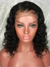 14 inches 150% density indian remy human hair curly bob-WE022