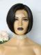 Easy affordable 8 inches short side part human hair wig