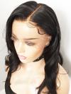 Preplucked Indian virgin 360 lace frontal human hair light yaki wig with wand curls -WE078