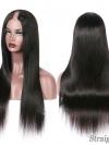New U-part Natural Color Human Hair Wig-UP001