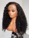 NEW NO DIY - REAL INVISIBLE HD LACE - DEEP CURLY HUMAN HAIR SIDE PART LACE FRONT WIG-HD903