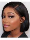 Easy affordable 10 inches short side part human hair wig