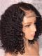Short Curly Human Hair Lace Front Wigs For Black Women-LFB810