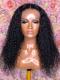 Realistic natural looking curly human hair lace front wig for everyday slay - wlf076