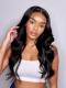 Human Hair Full Lace Wig Curly Ash Brown