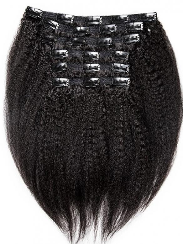 STRAIGHT KINKY BLOW-OUT CLIP INS-CH004