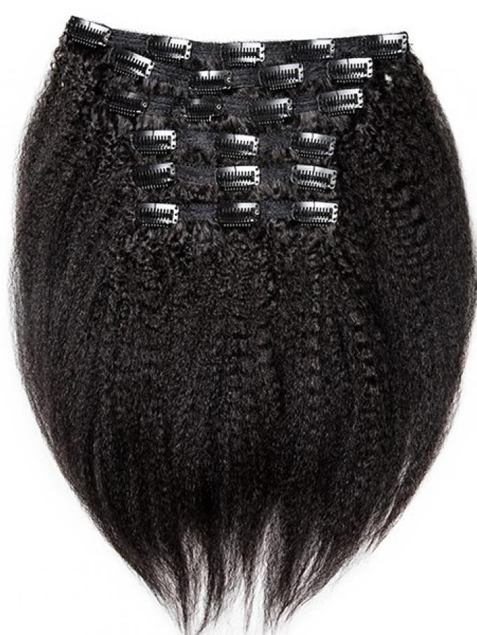 STRAIGHT KINKY BLOW-OUT CLIP INS-CH004