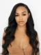 Indian virgin 6 inches deep parting preplucked human hair lace front wave wig-LFW005