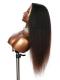 MIA -BEGINNERS’WIG COLLECTION - 10-MIN LACE WIG-OMBRE KINKY STRAIGHT-LACE CLOSURE WIG