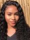 Human Hair Full Lace Wig Curly Ash Brown