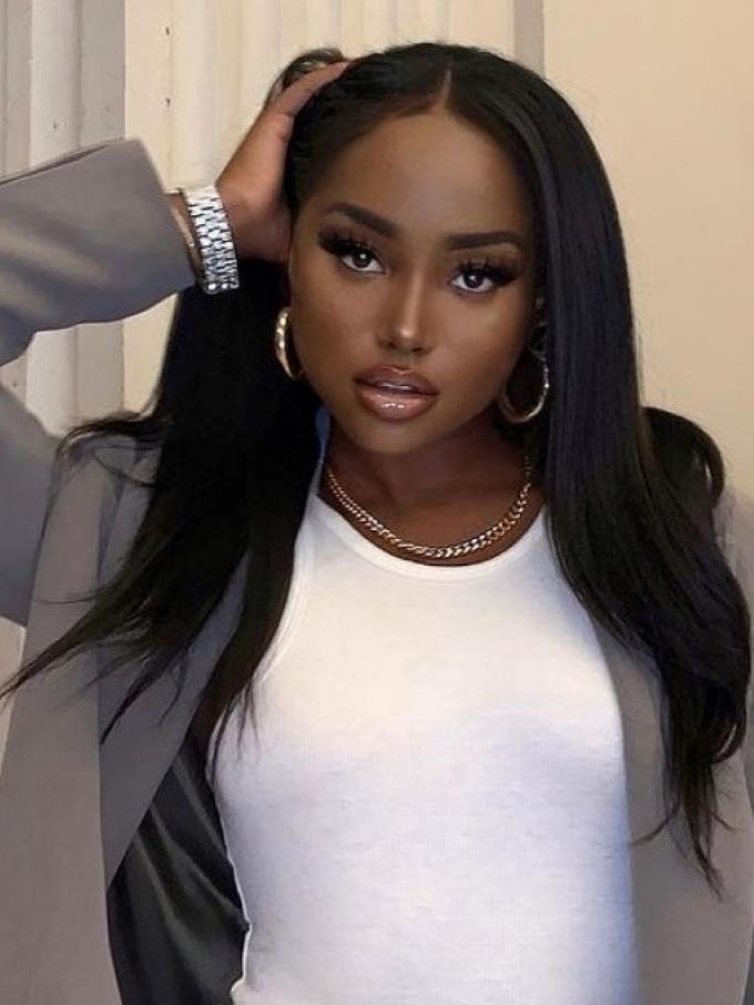 New Kinky Straight U-Part Wig for beginners-UP009