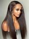 13*6 SUPER FINE INVISIBLE HD LACE-SILKY STRAIGHT HUMAN HAIR LACE FRONTAL WIG- HD915