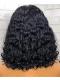 Preplucked Prebleached Undetectable Transparent Lace Indian Virgin Hair Front Lace Wig-WE032