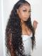 Long Curly Human Hair Natural Lace Frontal Wig-LFW919