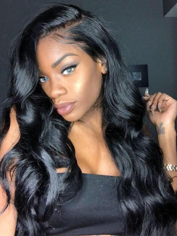 Silky Texture Wavy Lace Front Wig-LW010